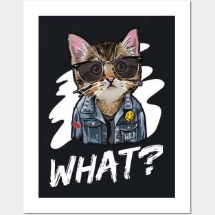 Punk Rock Kitty Posters and Art